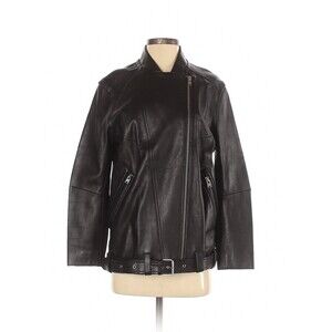 IRO Ametyst Black Moto Leather Jacket  - 34 FR / US 2